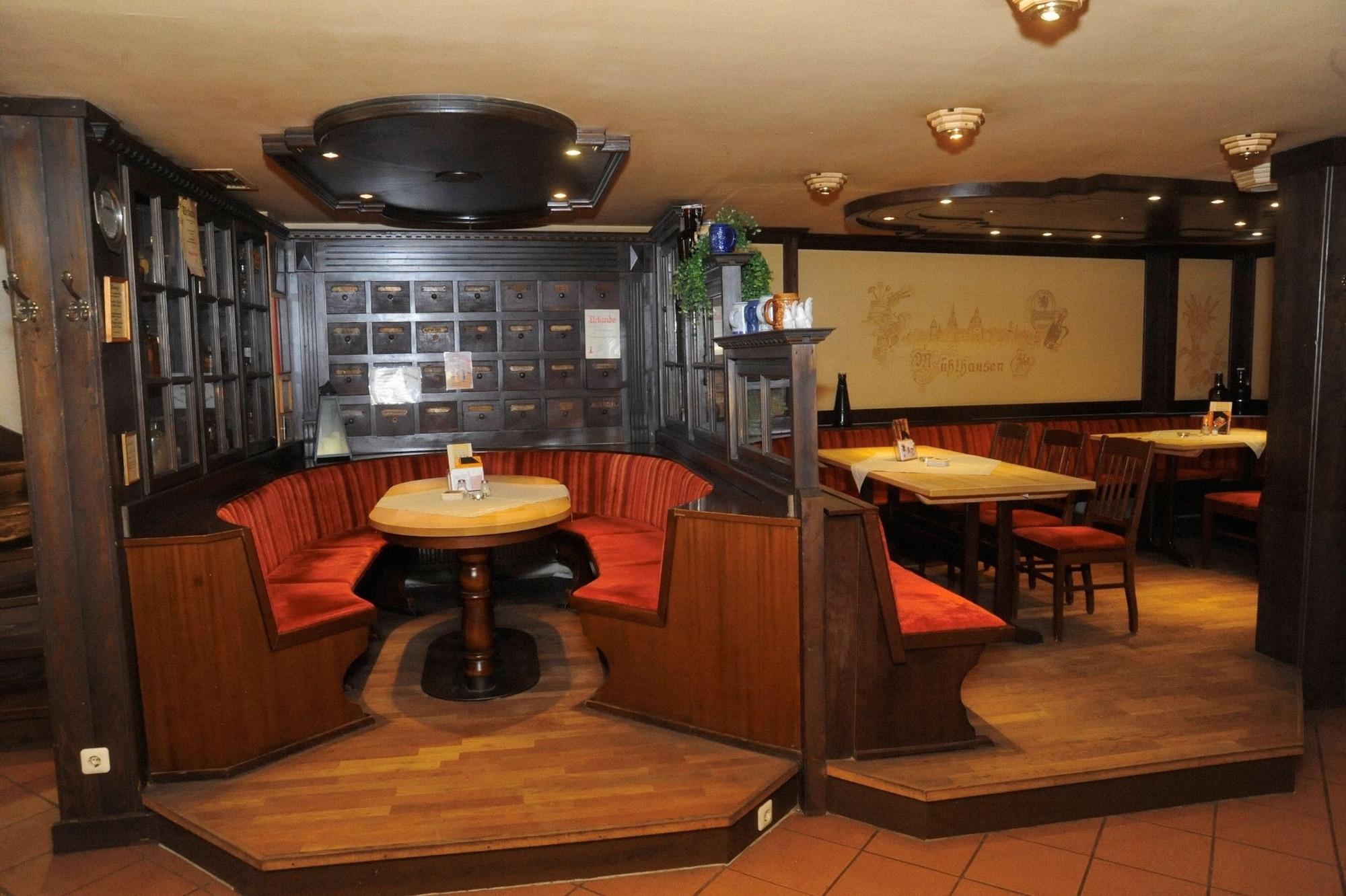 Hotel Brauhaus Zum Loewen Mühlhausen Exteriér fotografie