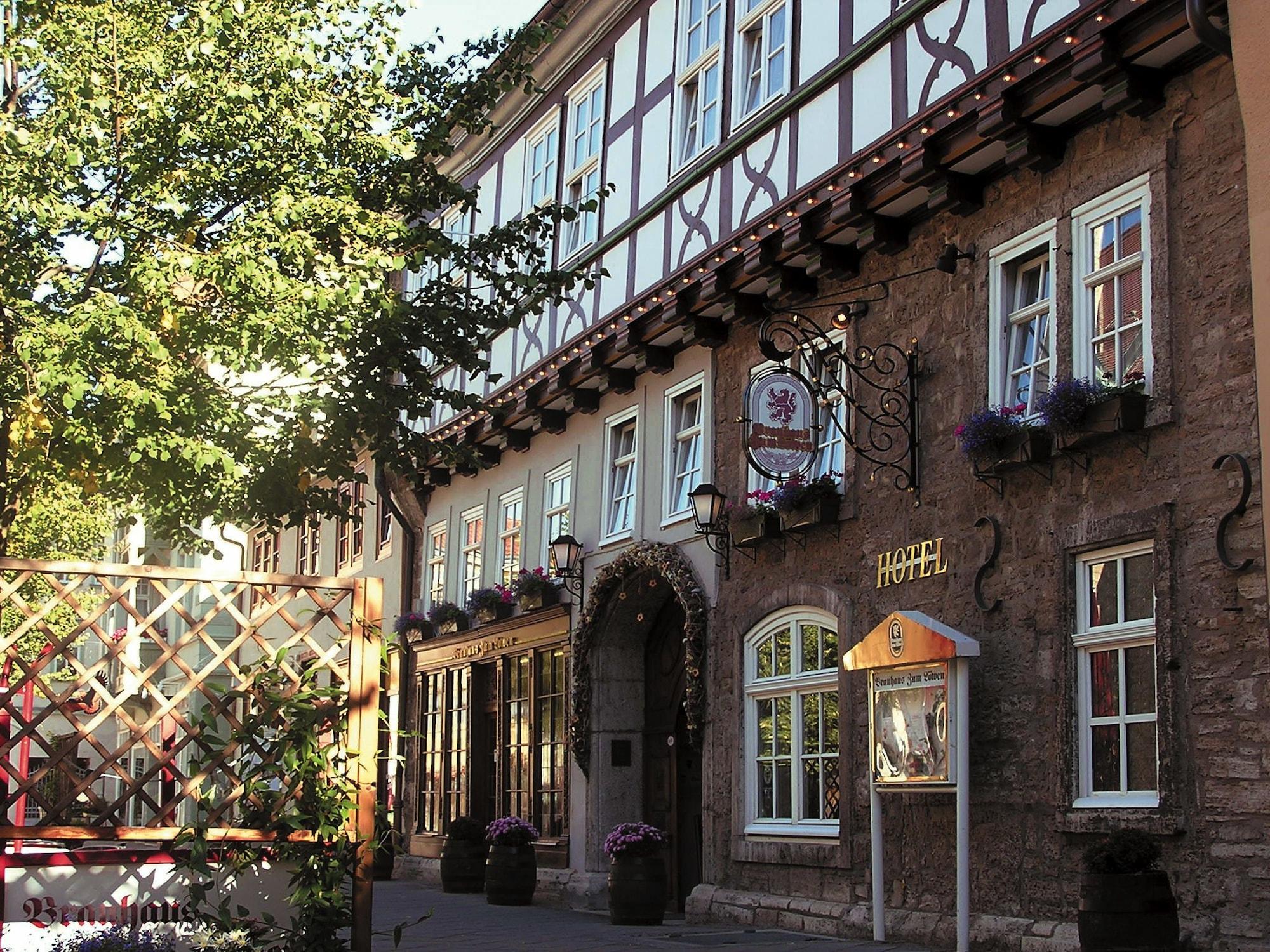 Hotel Brauhaus Zum Loewen Mühlhausen Exteriér fotografie