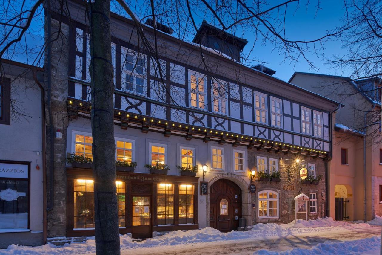 Hotel Brauhaus Zum Loewen Mühlhausen Exteriér fotografie