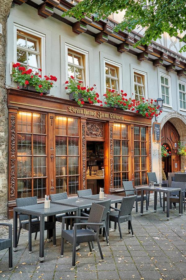 Hotel Brauhaus Zum Loewen Mühlhausen Exteriér fotografie