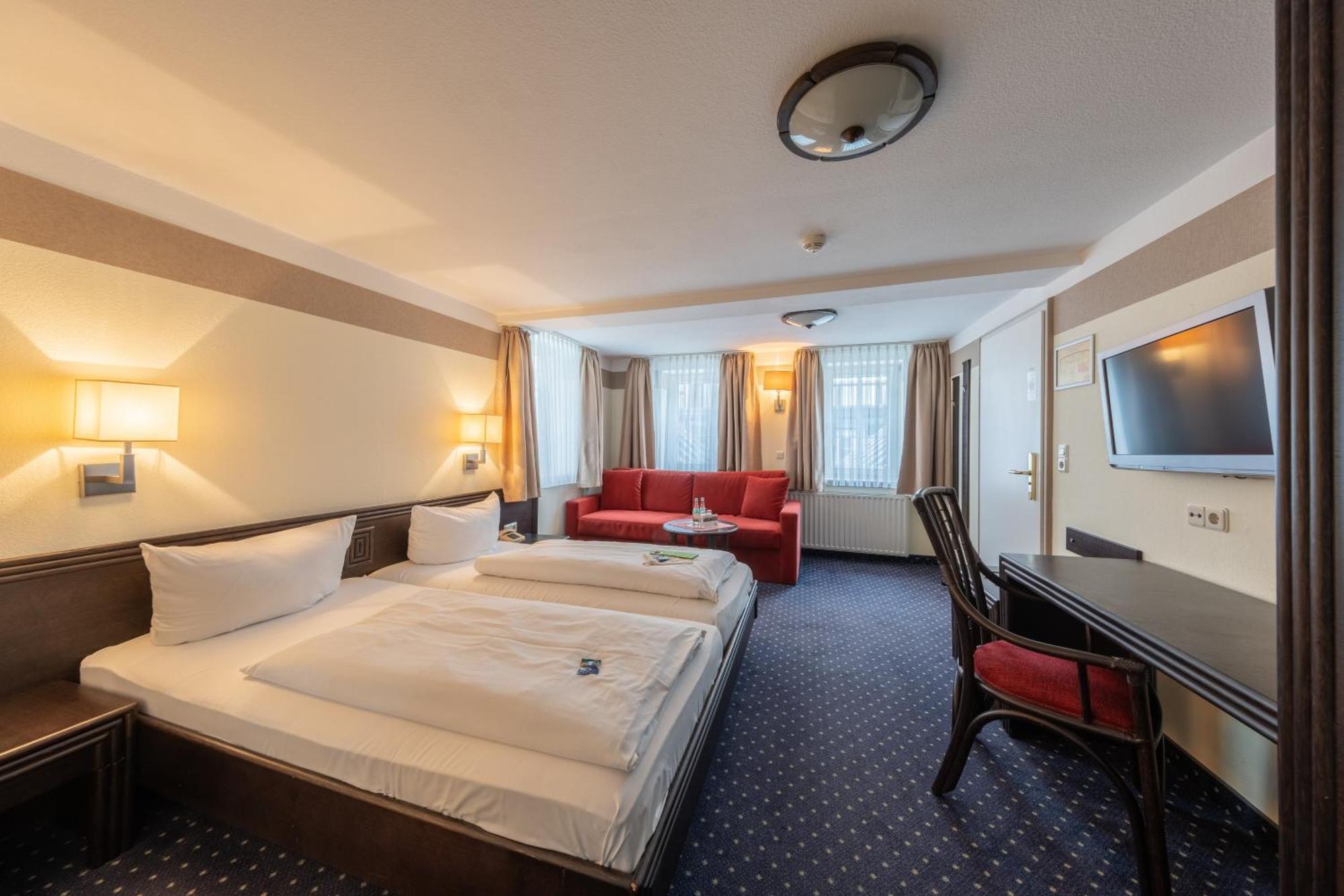 Hotel Brauhaus Zum Loewen Mühlhausen Exteriér fotografie