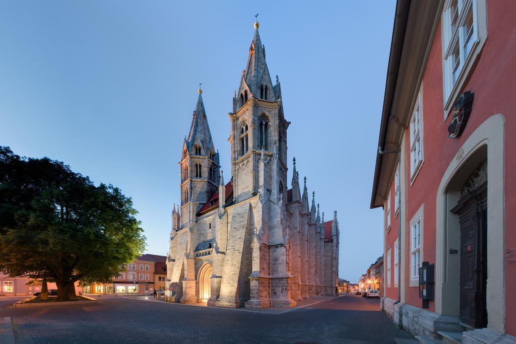 Hotel Brauhaus Zum Loewen Mühlhausen Exteriér fotografie